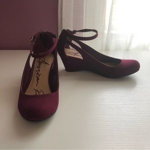 Microsuede Wedges